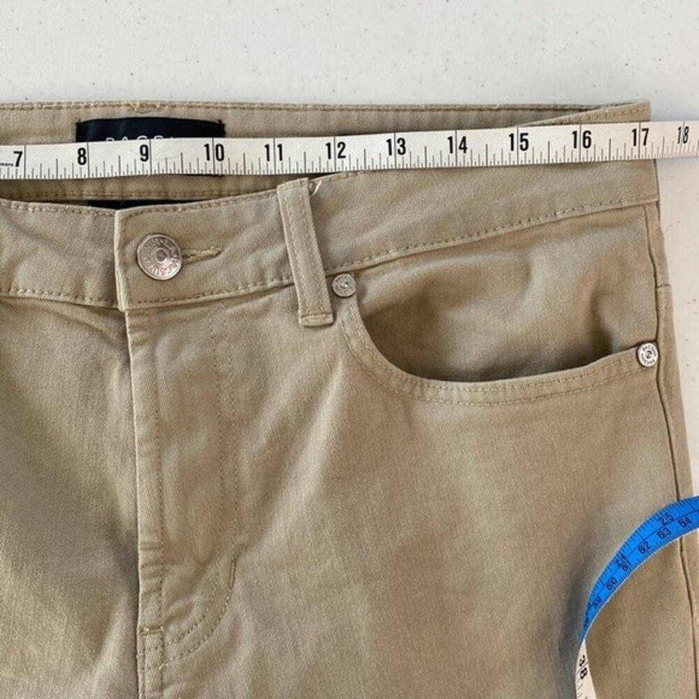 PacSun Khaki Stacked Skinny Jean Active 4-Way Stretch 5 Pocket Design Button Zip - Picture 13 of 16